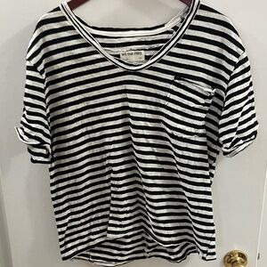 We The Free Monochrome Striped Tee